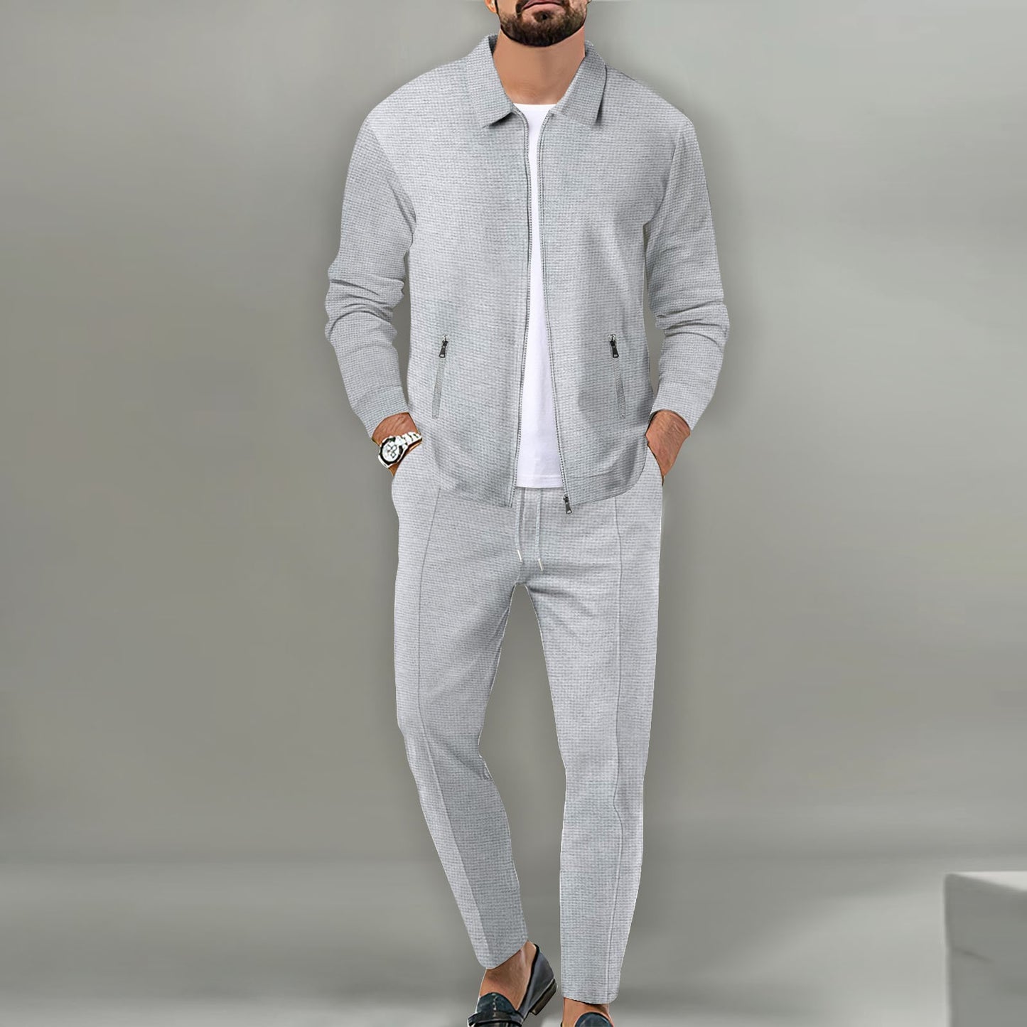 SAMUEL | Heren Tweedelige Set – Stijlvol, Comfortabel & Modern in Één Look