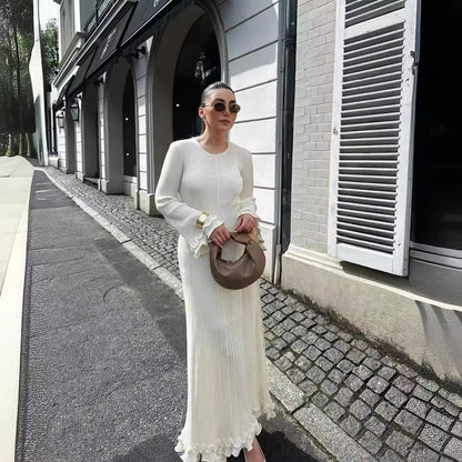 IVANKA | Elegante Gebreide Maxi Jurk – Chic & Comfortabel in 1 Look