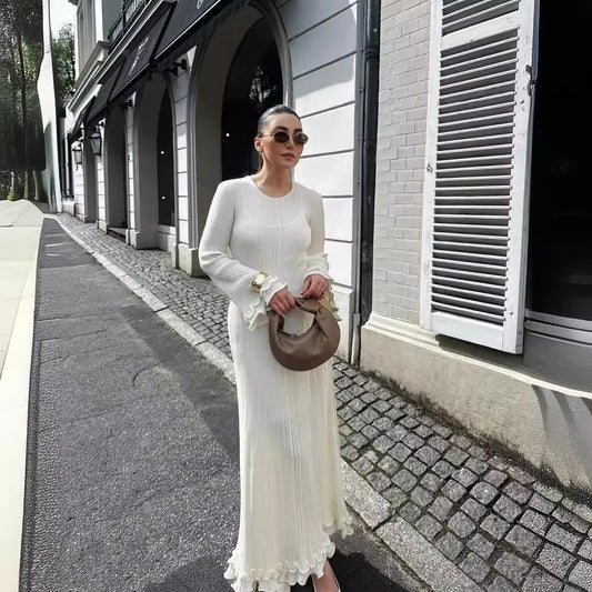 IVANKA | Elegante Gebreide Maxi Jurk – Chic & Comfortabel in 1 Look