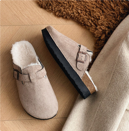 JOA | Unisex Suède Instappers – Met of zonder warme voering