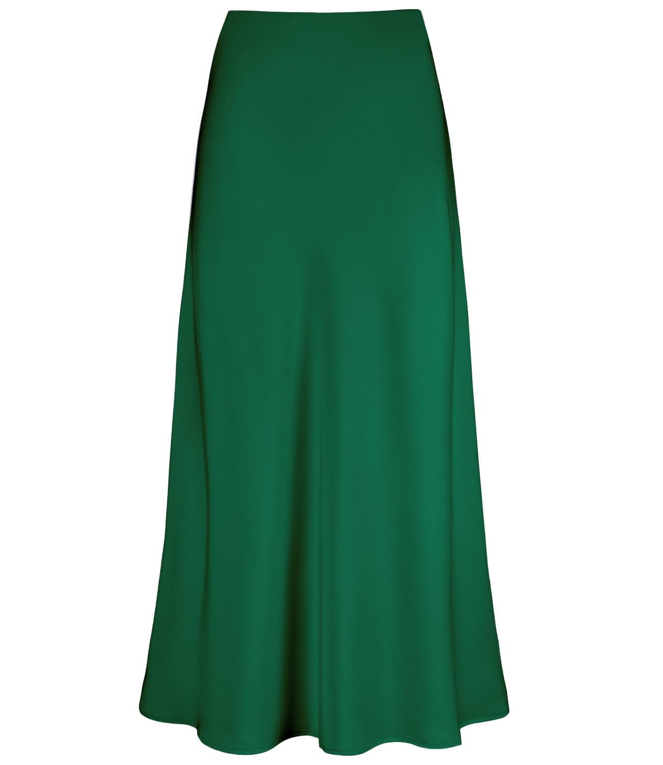 MARLEEN | Satijnen Maxi Rok – Elegante kleurige Rok met Glans & Flow