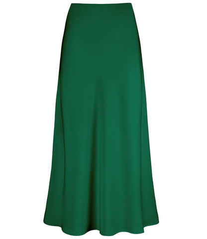 MARLEEN | Satijnen Maxi Rok – Elegante kleurige Rok met Glans & Flow