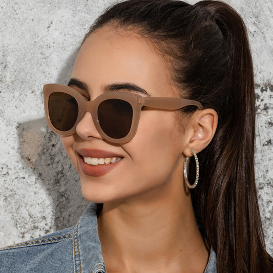 VINCENZA | Oversized Fashion Zonnebril – Trendy & UV-beschermend