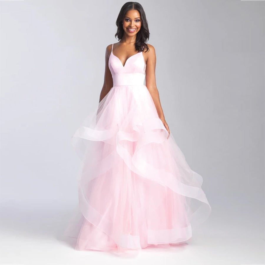 FARA | Tulle Avondjurk met Laagjes – Glamoureuze Gala Look