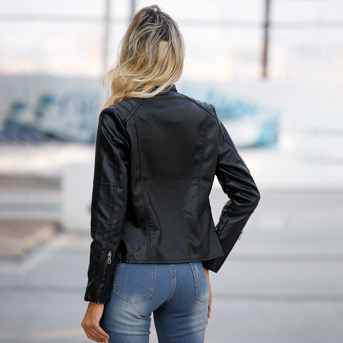 IGONE | Leren Dames Bikerjack – Stoer & Elegant | Perfecte Pasvorm & Tijdloos Design