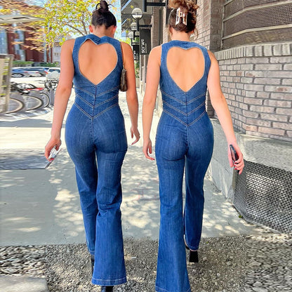 BEATRICE | Denim Dream Jumpsuit – Vrouwelijk, Stoer & Onvergetelijk