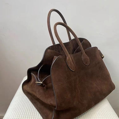 KAYLEE | Luxe Suède Shopper Tas – Stijlvolle Grote Handtas Dames