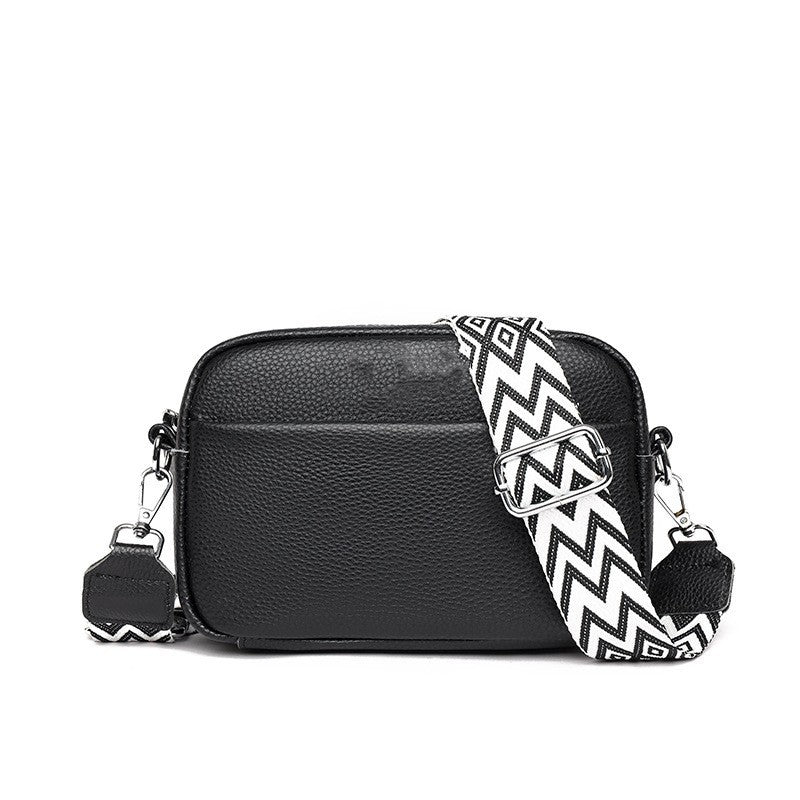 FABIA | Crossbody Tas met Grafische Schouderband – Trendy & Praktisch