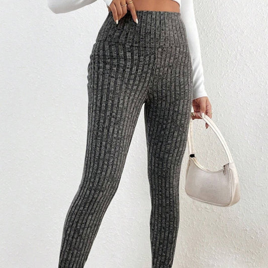 PHEBE | Geribde Legging Dames - Comfortabele Hoge Taille