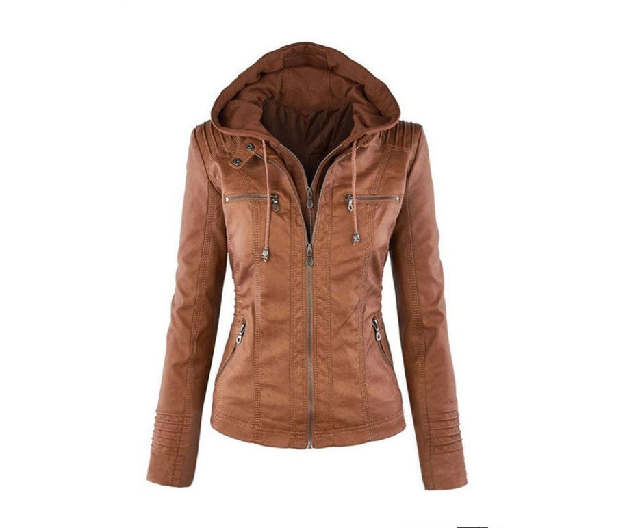 ANNA | Leren Zomerjas voor Dames – Luxe, Stijlvol & Comfortabel