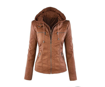 ANNA | Leren Zomerjas voor Dames – Luxe, Stijlvol & Comfortabel