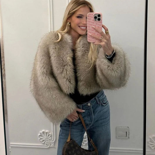 ELIZE | Faux Fur Jas – Luxe Warmte & Statement Stijl in Één