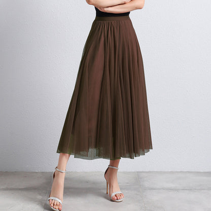 JANA | Tule Maxi Rok – Luchtige Gelaagde Rok voor Dames