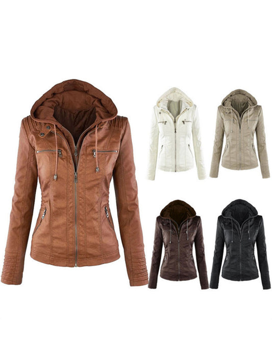 ANNA | Leren Zomerjas voor Dames – Luxe, Stijlvol & Comfortabel