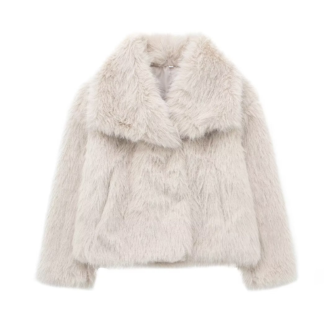 DAPHNE | Faux Fur Jas Dames – Luxe Winterjas