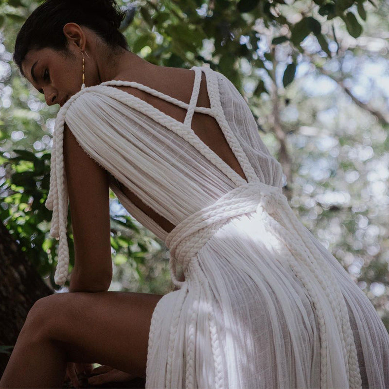 JASMINE | Bohemian Elegante Maxi Jurk – Vloeiend en Verfijnd Design