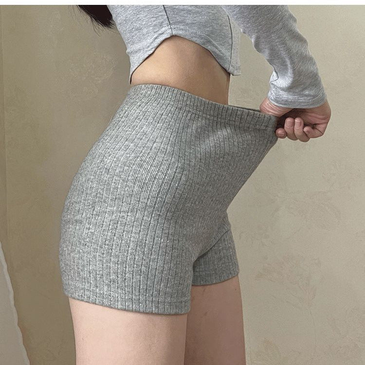 LOUISE | Luxe Ribgebreide Lounge Short – Comfortabel & Sexy in Één