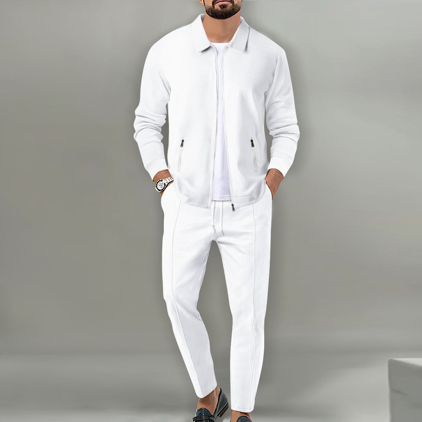 SAMUEL | Heren Tweedelige Set – Stijlvol, Comfortabel & Modern in Één Look