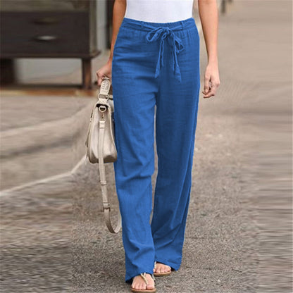 LANA | Linnen Look Broek – Luchtig & Stijlvol voor Zomer & Vrije Tijd