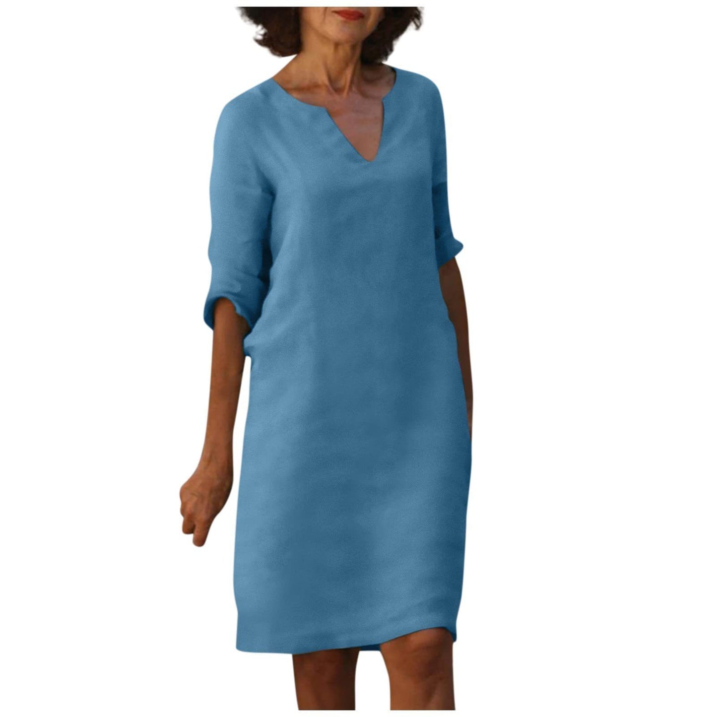 TAMAR | Tuniekjurk met V-Hals – Comfort en Tijdloos Ontwerp