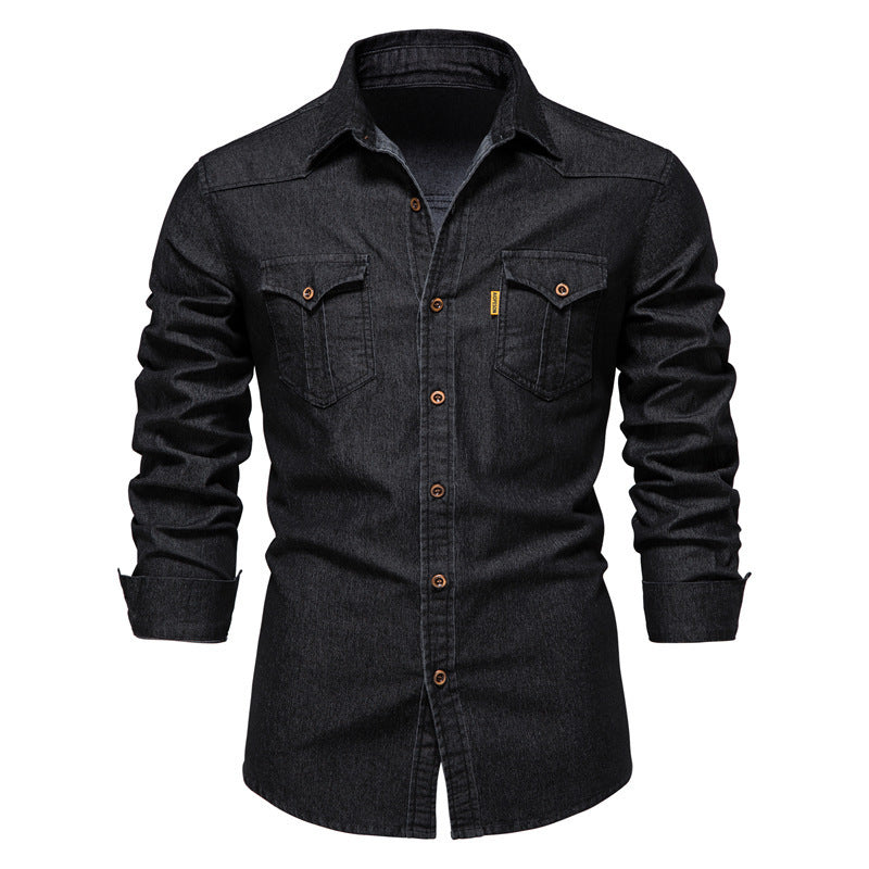 LUCAS | Tijdloos & Stoer – Denim Overhemd voor de Moderne Man