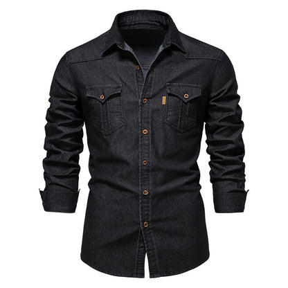 LUCAS | Tijdloos & Stoer – Denim Overhemd voor de Moderne Man