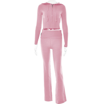 SIMONA | Gebreide Lounge Set Dames – Comfy Knit Two-Piece met Rits