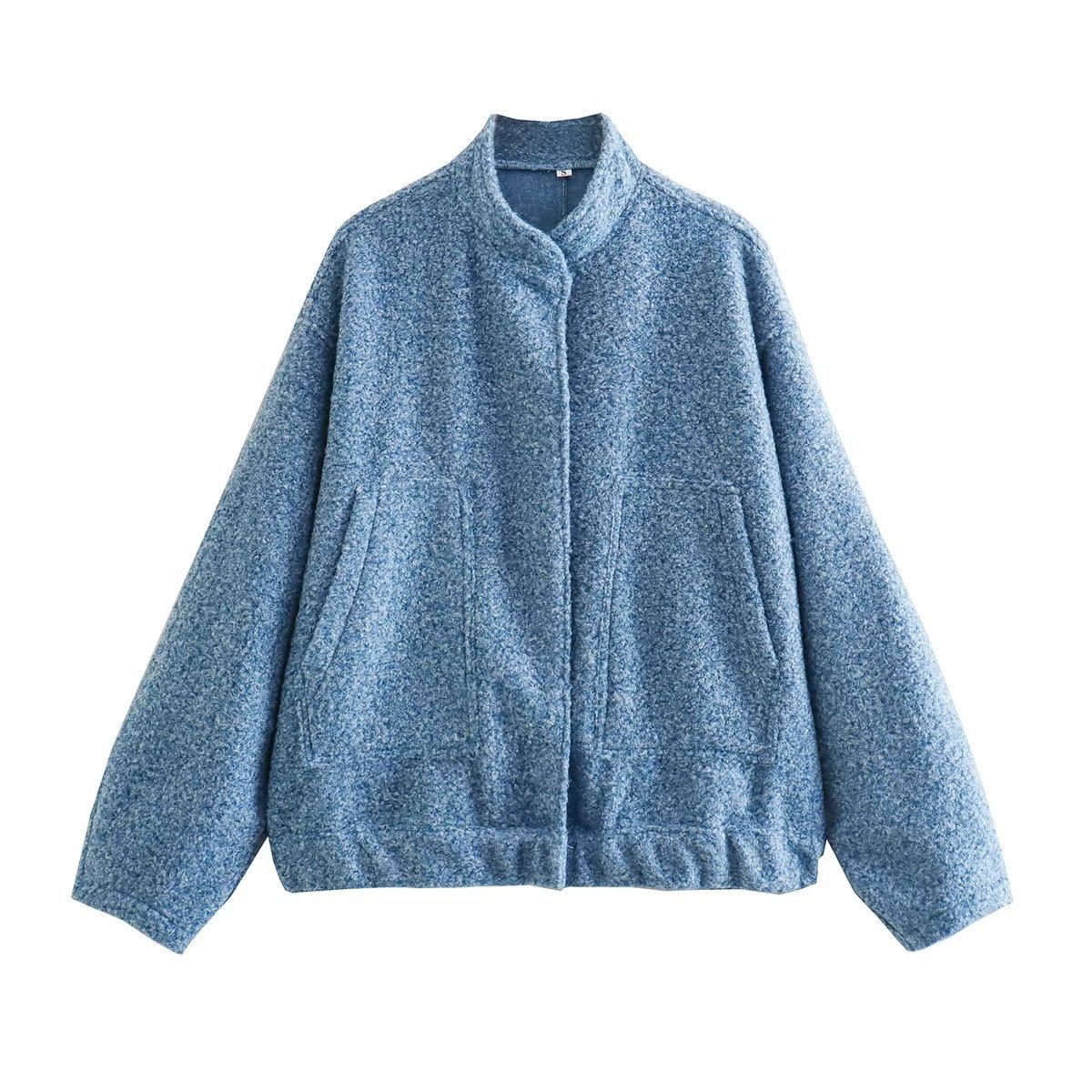 SOFIA | Oversized Damesjas – Trendy Bouclé Look voor Voorjaar & Winter
