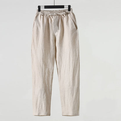 LIAM | Linnen Broek Heren Grote Maten – Comfortabel en Luchtig