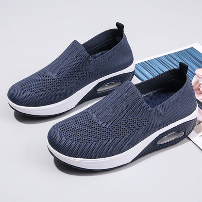 JOY | Dames Sneakers met Demping – Comfortabele Instappers met Verhoogde Zool