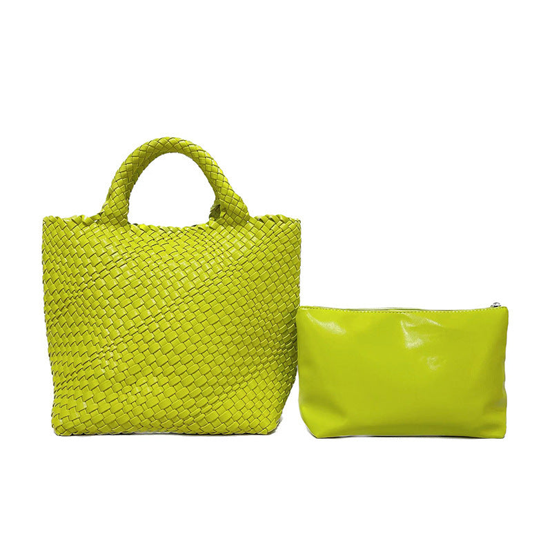 BEYZA | Gevlochten Shopper – Grote Tas met Binnenpouch Dames