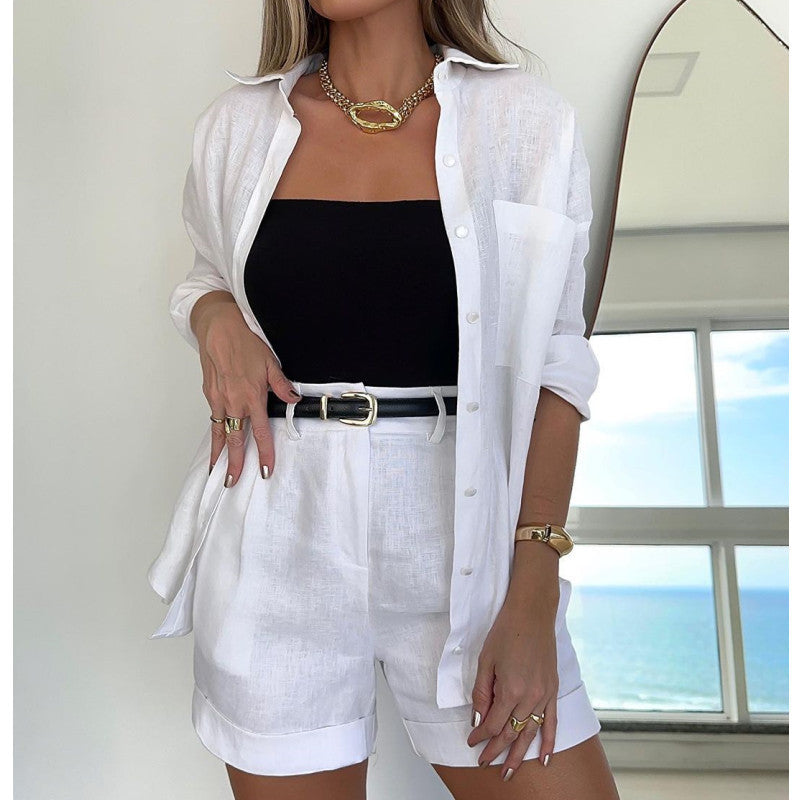 MAXIME | Stijlvol Linnen Damespak – Voor een Frisse & Chique Zomerlook