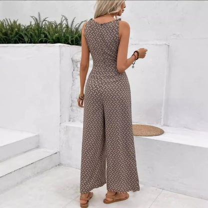 FLORRIE | Bohemian Print Jumpsuit – Comfort meets Chic
