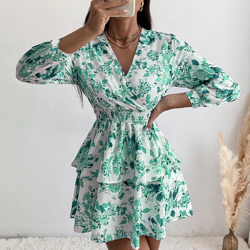 AMBRE | Zomerse Bloemenjurk met Print – Vrouwelijk, Fris & Vlot