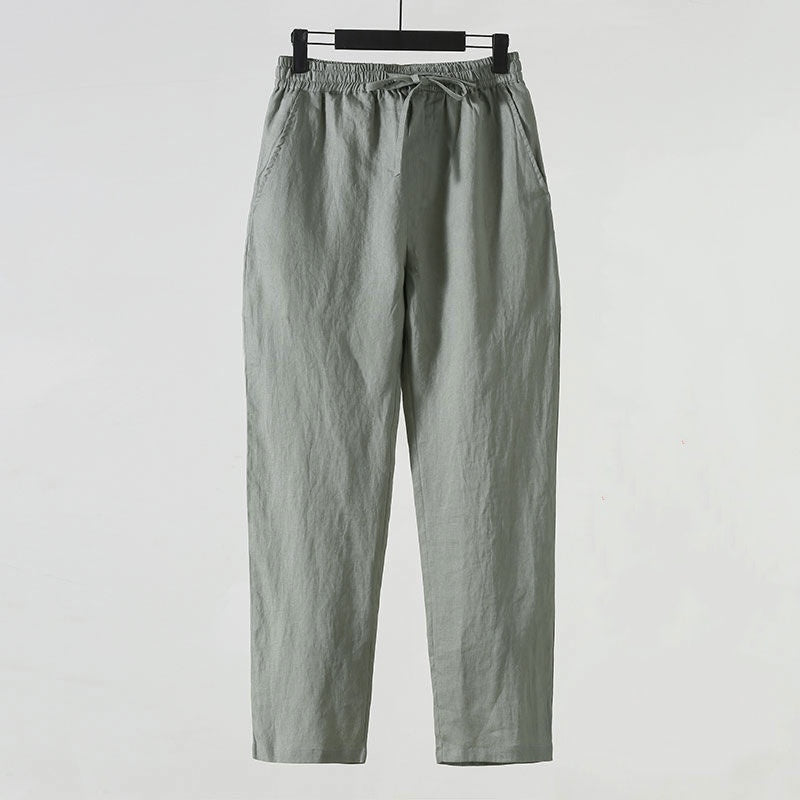 LIAM | Linnen Broek Heren Grote Maten – Comfortabel en Luchtig