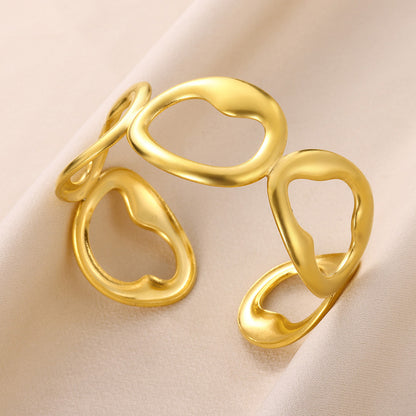 LUCIE | Goud - Zilver kleurige Cuff Armband – Statement Armbanden voor Dames