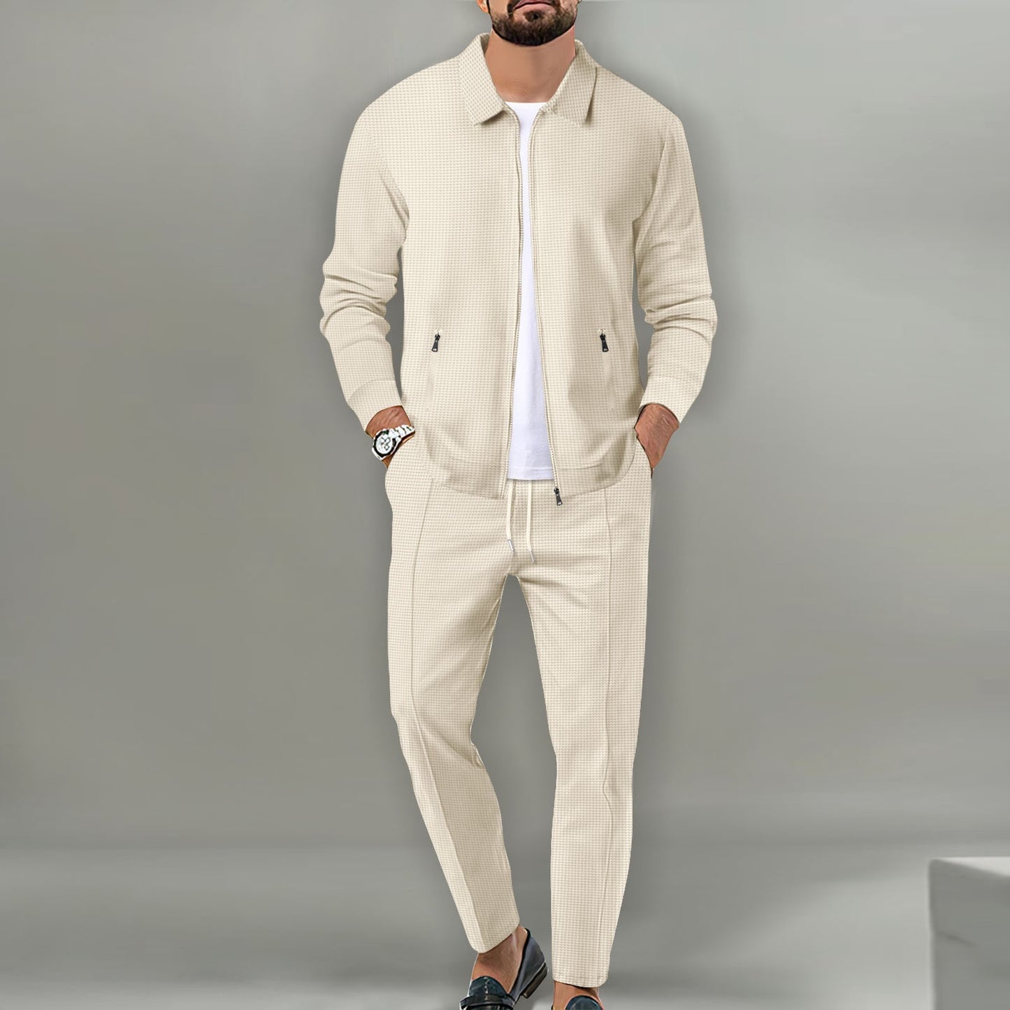 SAMUEL | Heren Tweedelige Set – Stijlvol, Comfortabel & Modern in Één Look