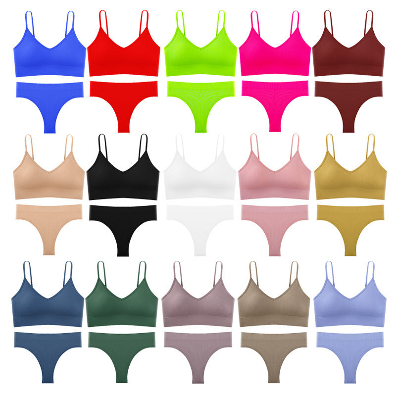 YOLANDA | Naadloze Lingerieset – Comfortabele Bralette & Slip