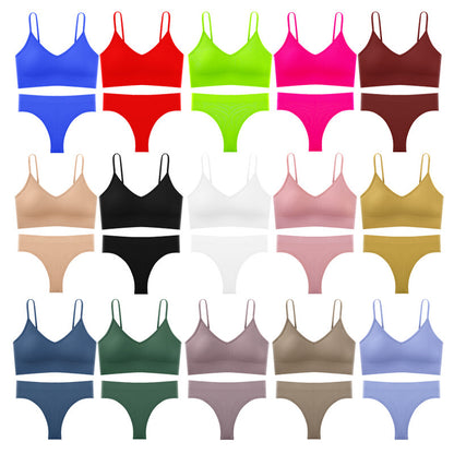YOLANDA | Naadloze Lingerieset – Comfortabele Bralette & Slip