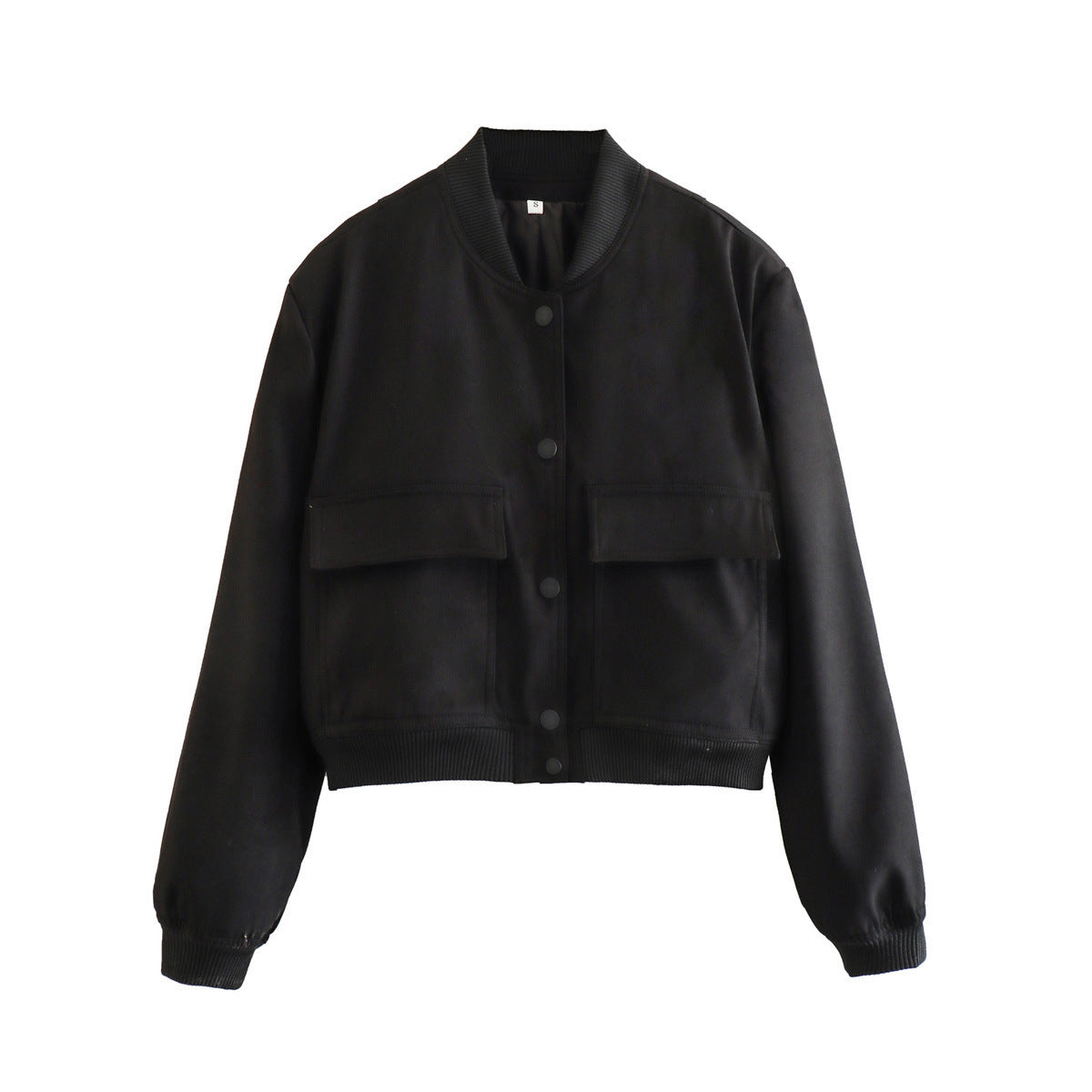 PAULIEN | Cropped Bomberjack Dames – met Drukknoopsluiting