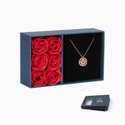 Lucky Heart Ketting | 2-in-1 Gelukshanger Ketting –  met Fonkelende Zirkonia