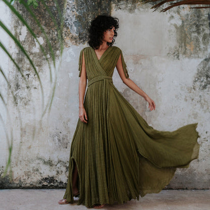 JASMINE | Bohemian Elegante Maxi Jurk – Vloeiend en Verfijnd Design