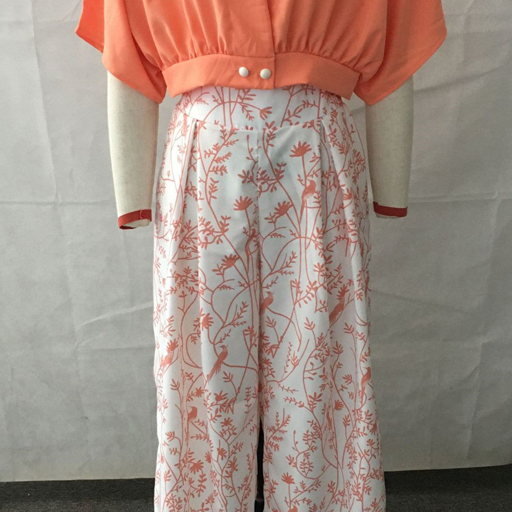 LORANE | Tropische Palazzo Set – Chic en Comfortabel in Één Look