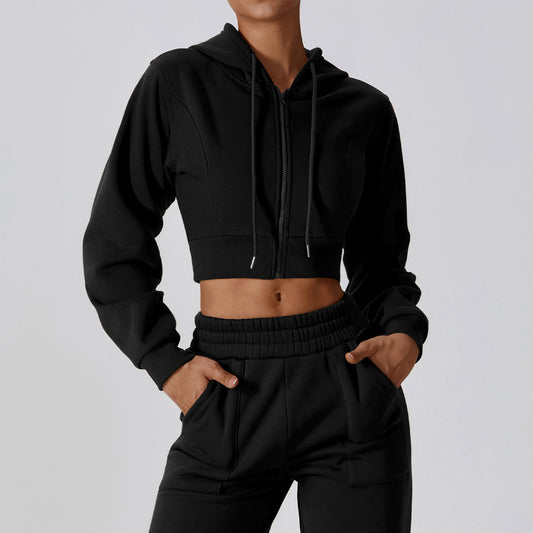 VINA | Cropped Hoodie & Jogger Set