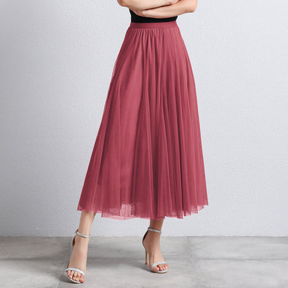 JANA | Tule Maxi Rok – Luchtige Gelaagde Rok voor Dames