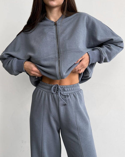 VICTORIA | Oversized Joggingpak Dames – Loungewear Set van Zacht Katoen