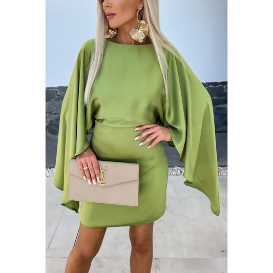 VERA | Cocktailjurk met Vlindermouwen – Chique Mini Jurk voor Feestjes en Events