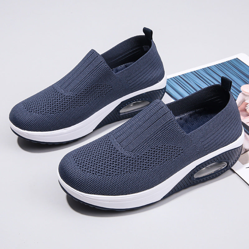 JOY | Dames Sneakers met Demping – Comfortabele Instappers met Verhoogde Zool