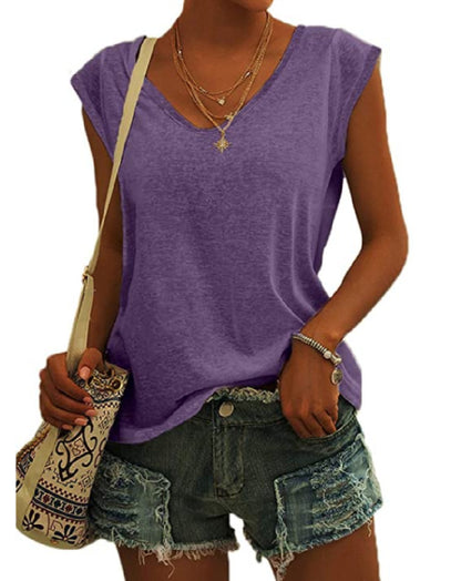 NICOLINE | Trendy V-Hals Dames Top – Jouw Zomer Must-Have!