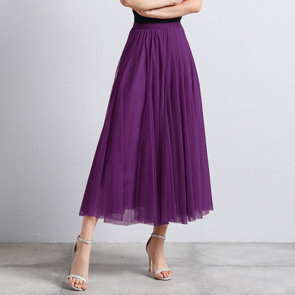 JANA | Tule Maxi Rok – Luchtige Gelaagde Rok voor Dames